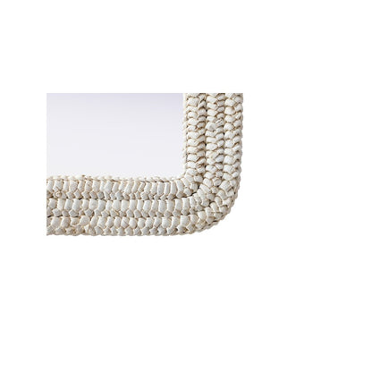 Arch Cornhusk Mirror 24x42 in Linen White