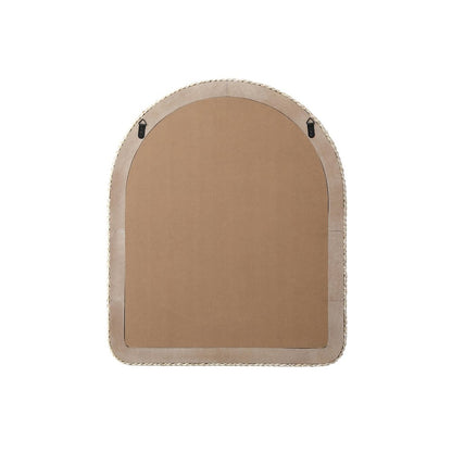 Arch Cornhusk Mirror 30x36 in Linen White