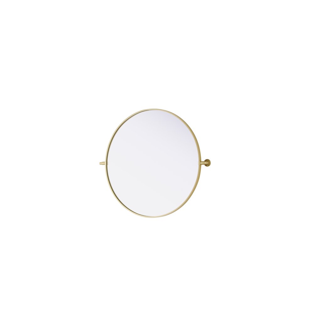 Amoura 30X30 Pivot Mirror In Brass