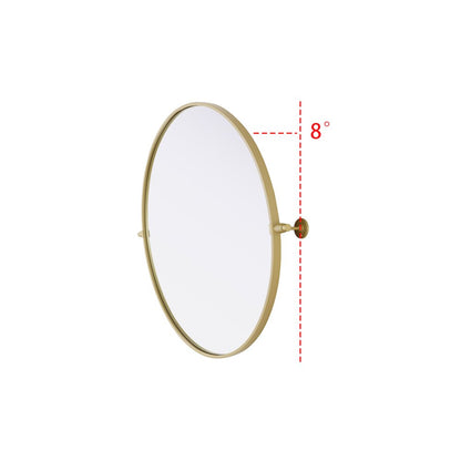 Amoura 30X30 Pivot Mirror In Brass