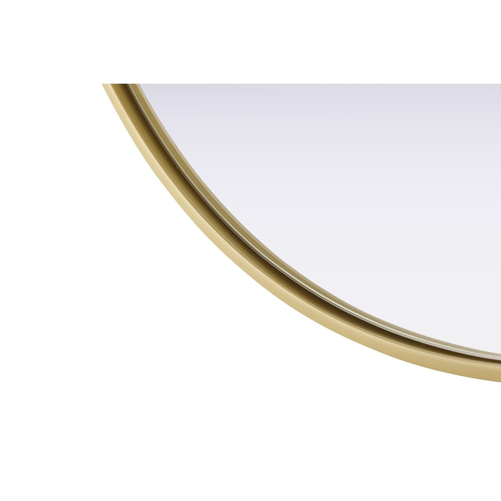 Amoura 30X30 Pivot Mirror In Brass