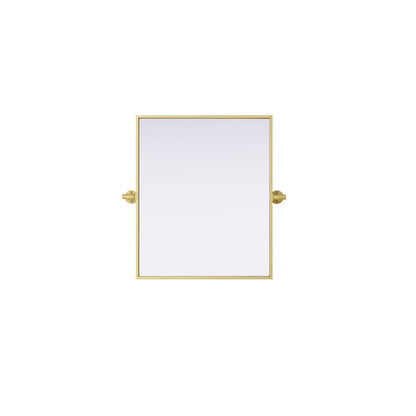Amoura 20X24 Pivot Mirror In Brass