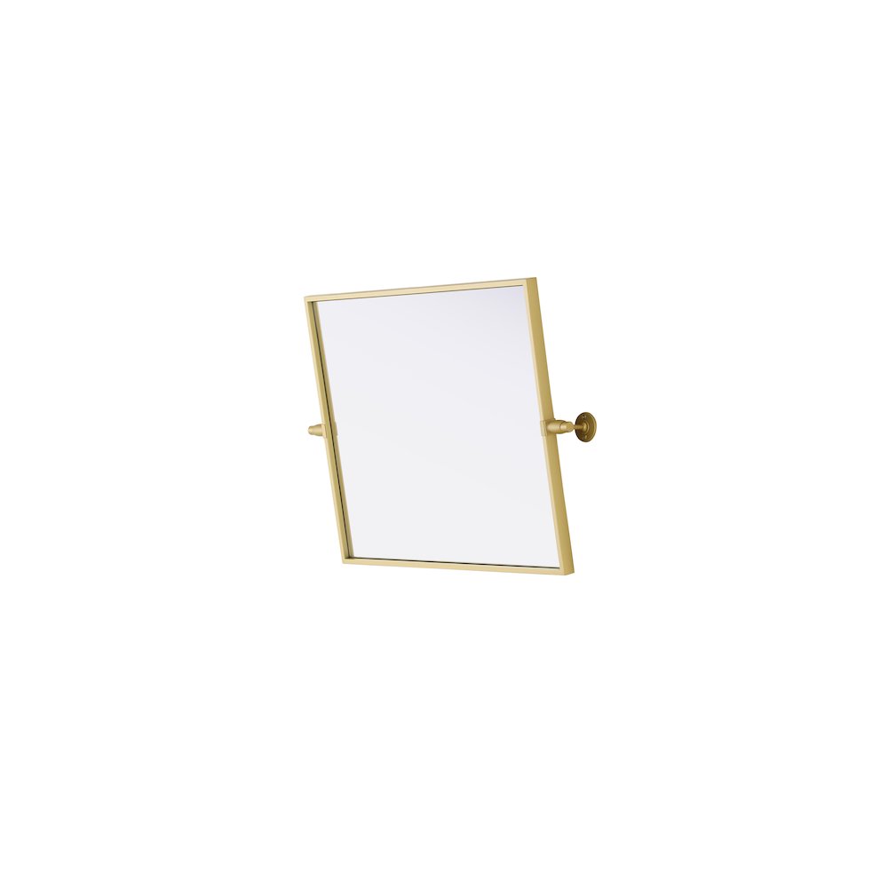 Amoura 20X24 Pivot Mirror In Brass