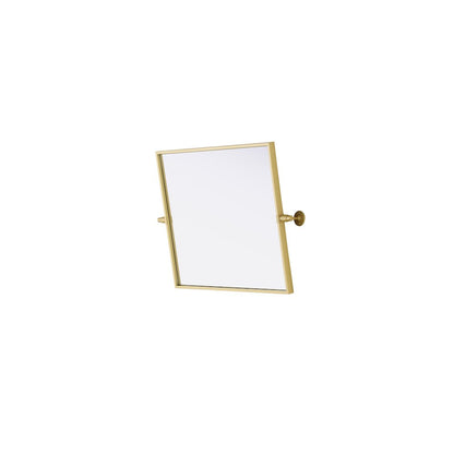 Amoura 20X24 Pivot Mirror In Brass