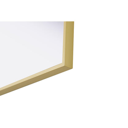 Amoura 20X24 Pivot Mirror In Brass