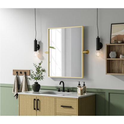 Amoura 20X24 Pivot Mirror In Brass