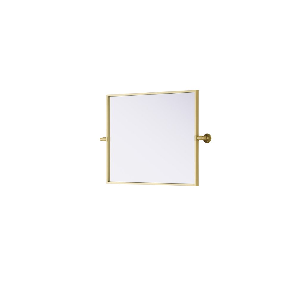 Amoura 20X24 Pivot Mirror In Brass