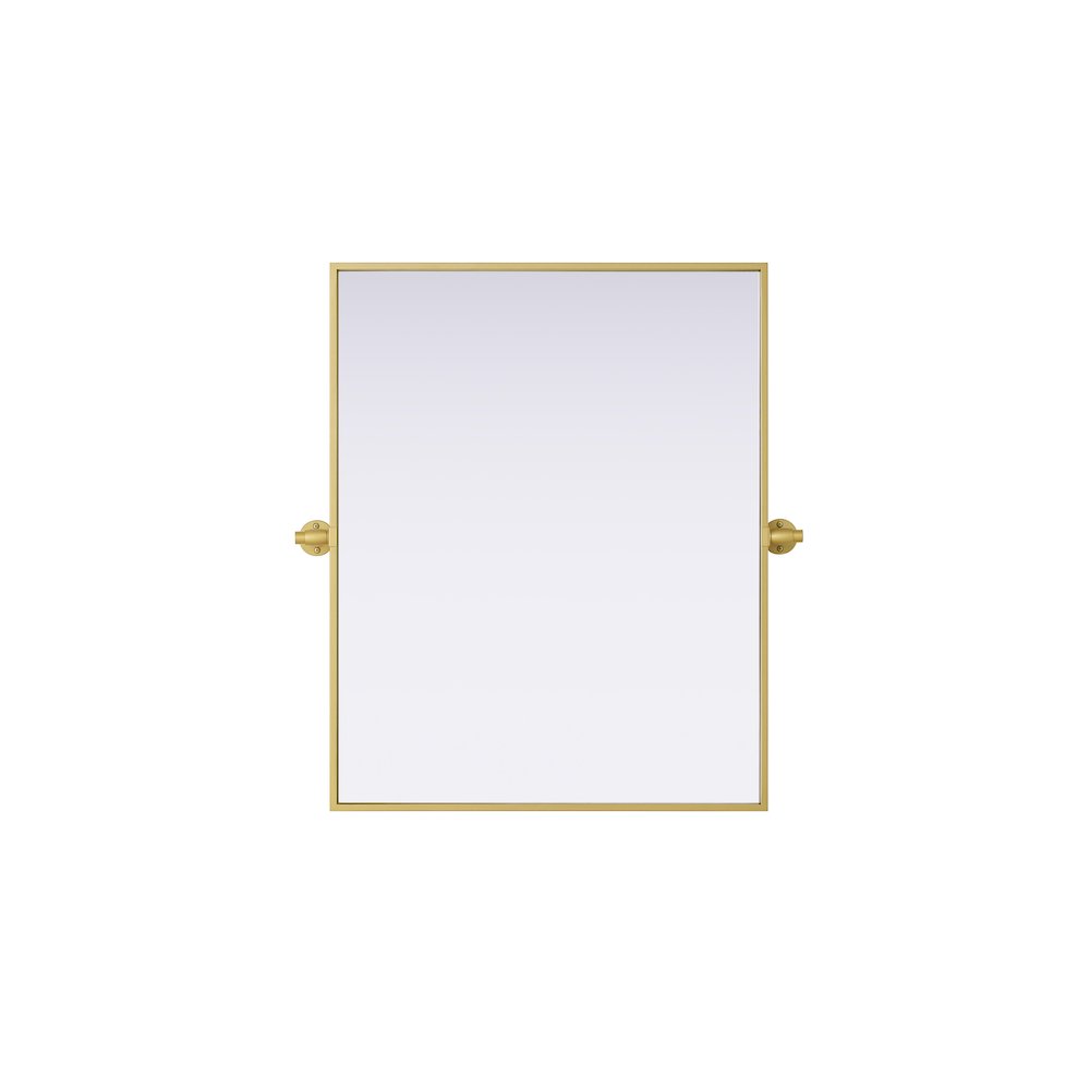 Amoura 24X30 Pivot Mirror In Brass