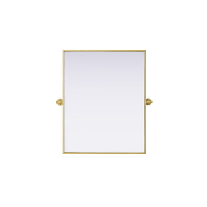 Amoura 24X30 Pivot Mirror In Brass