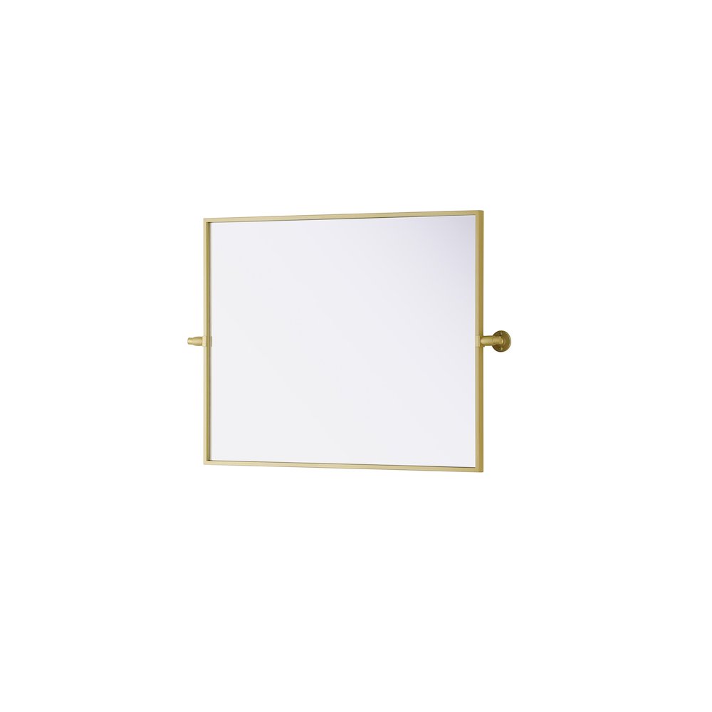 Amoura 24X30 Pivot Mirror In Brass
