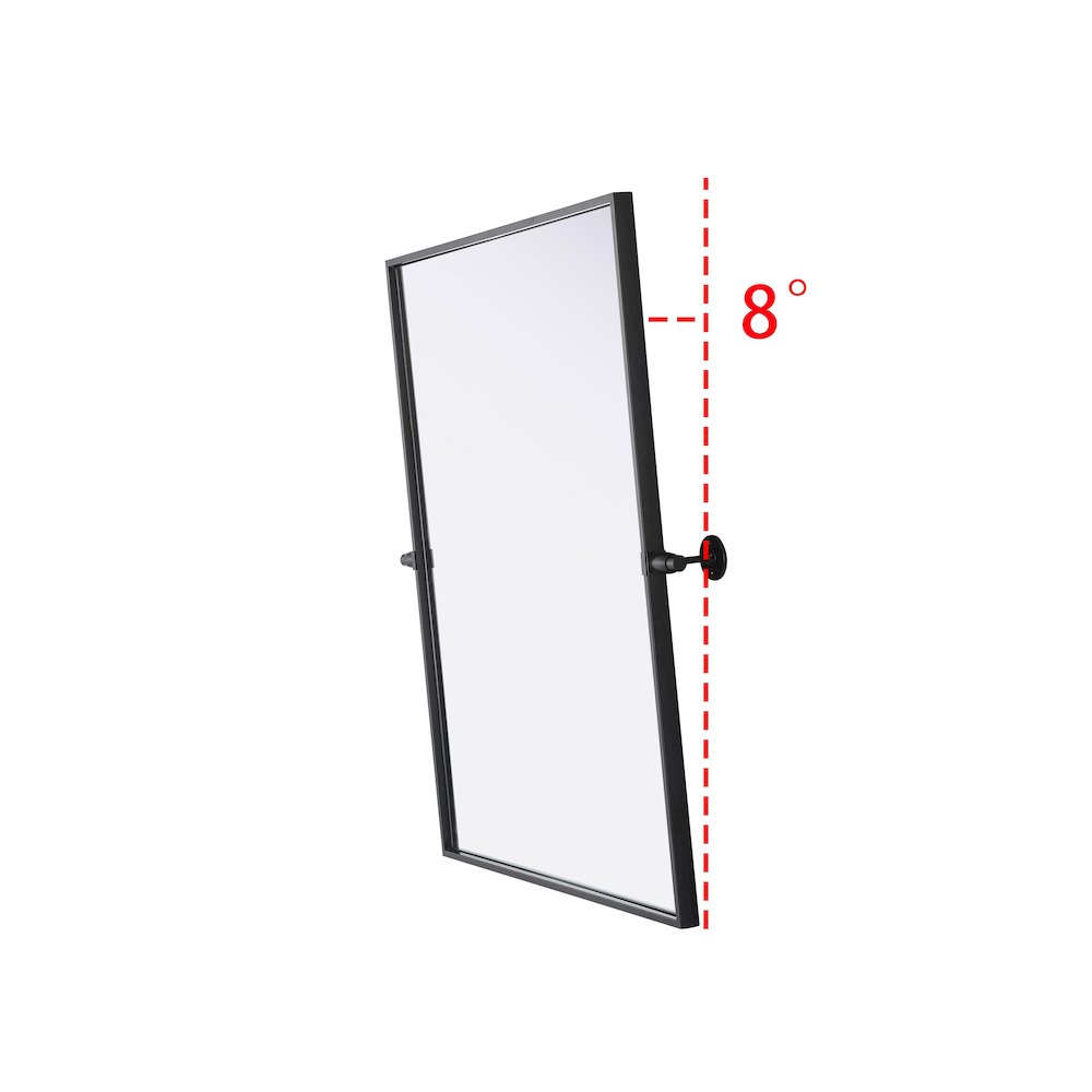 Amoura 24X32 Pivot Mirror In Black