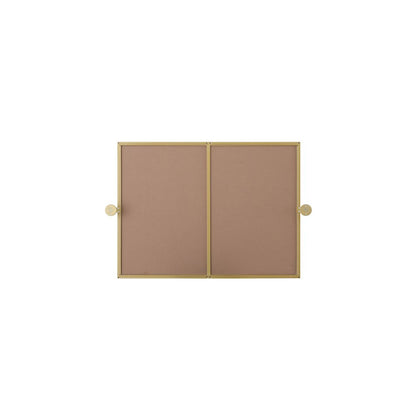 Amoura 24X32 Pivot Mirror In Brass