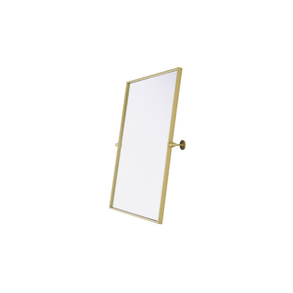 Amoura 24X32 Pivot Mirror In Brass