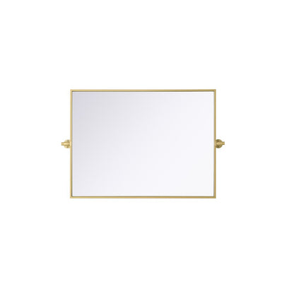 Amoura 24X32 Pivot Mirror In Brass