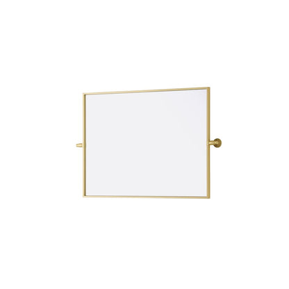 Amoura 24X32 Pivot Mirror In Brass