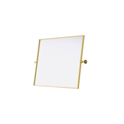 Amoura 27X36 Pivot Mirror In Brass