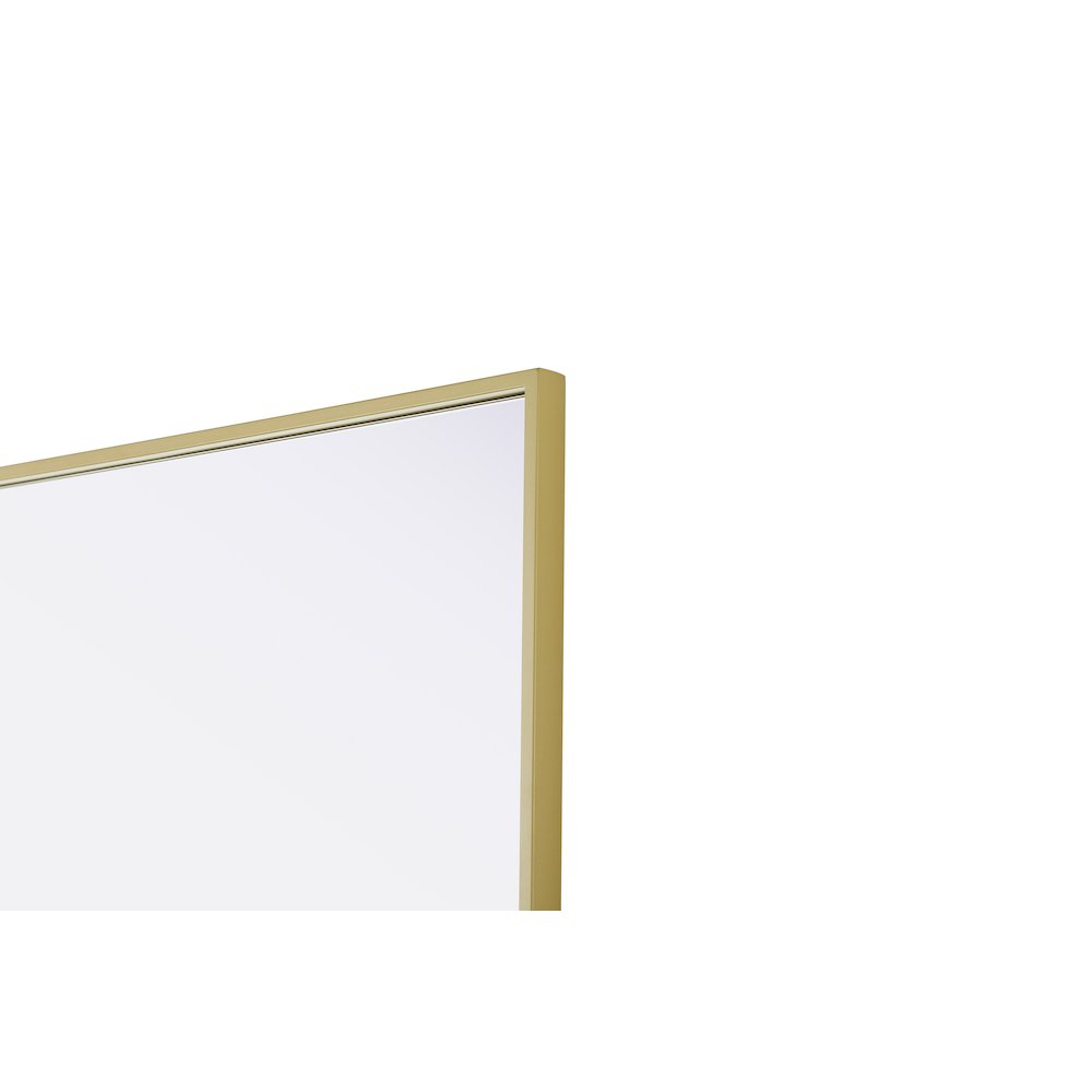 Amoura 27X36 Pivot Mirror In Brass