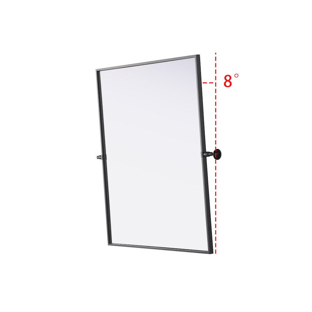 Amoura 30X36 Pivot Mirror In Black