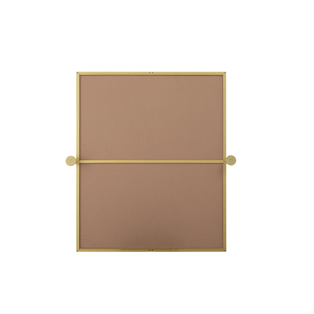 Amoura 30X36 Pivot Mirror In Brass