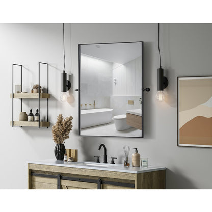 Amoura 40X30 Pivot Mirror In Black
