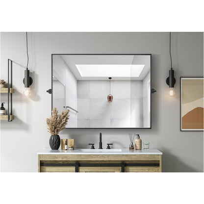 Amoura 40X30 Pivot Mirror In Black