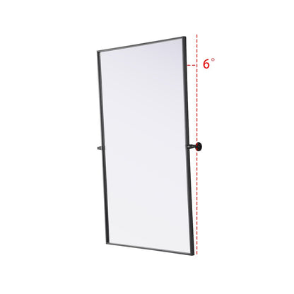 Amoura 48X30 Pivot Mirror In Black