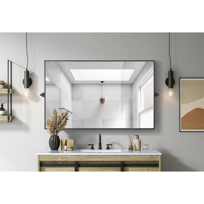 Amoura 48X30 Pivot Mirror In Black