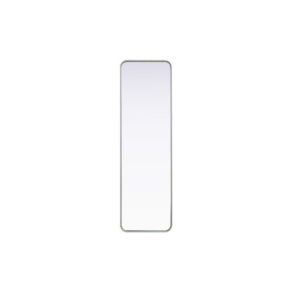 Contour Metal Rectangle Mirror 18x60 in Silver