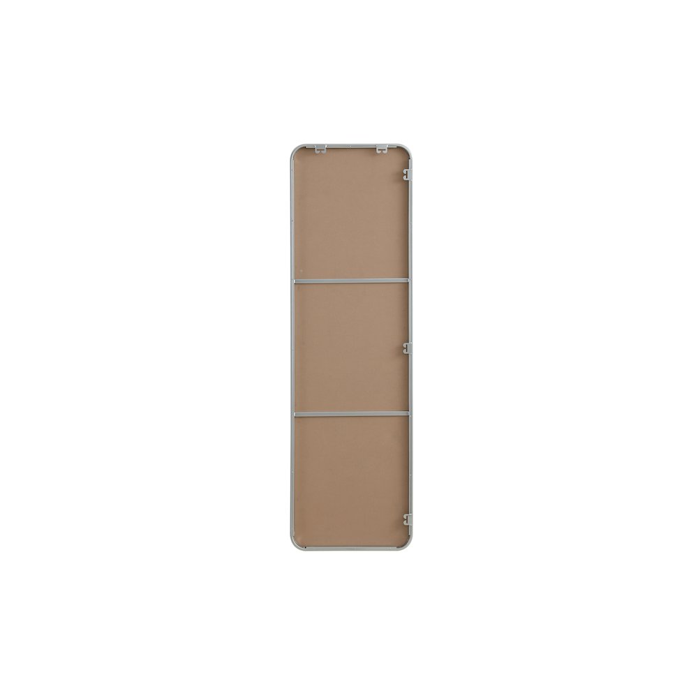 Contour Metal Rectangle Mirror 18x60 in Silver