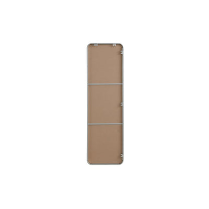 Contour Metal Rectangle Mirror 18x60 in Silver