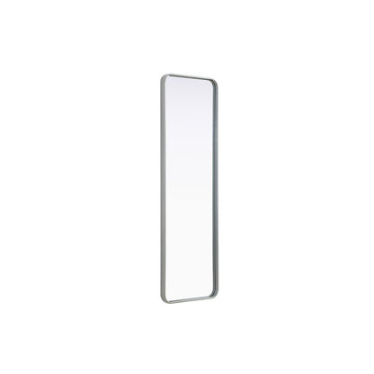 Contour Metal Rectangle Mirror 18x60 in Silver