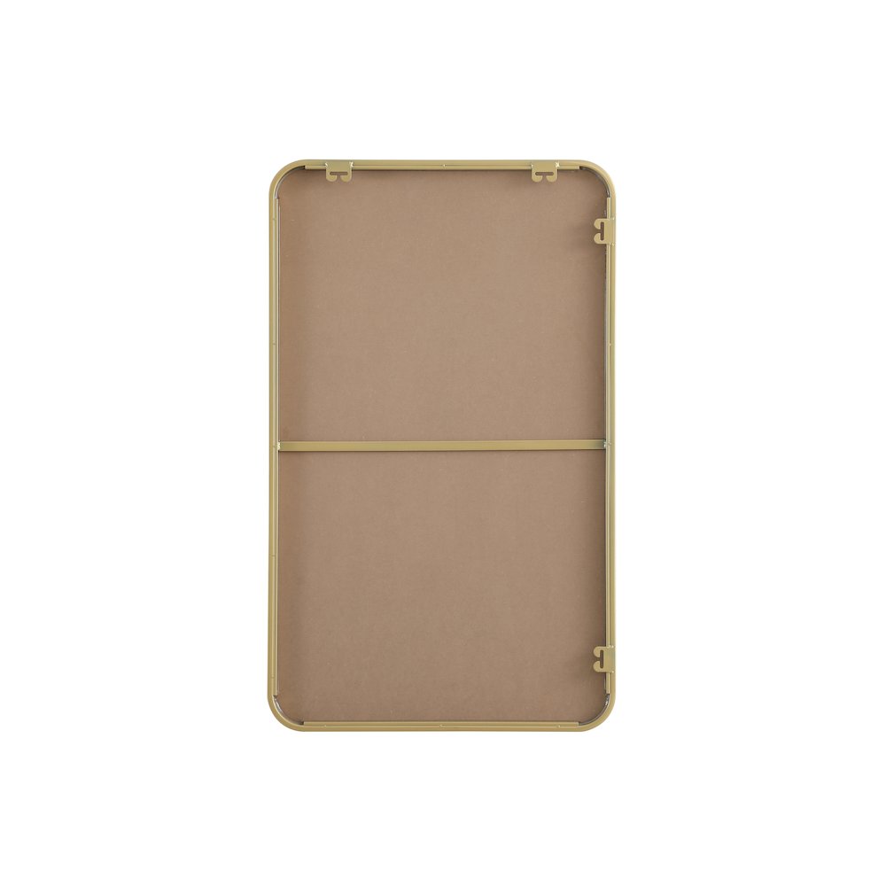 Contour Metal Rectangle Mirror 22x36 in Brass