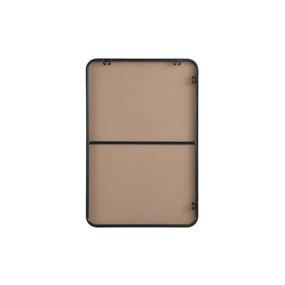 Contour Metal Rectangle Mirror 24x36 in Black