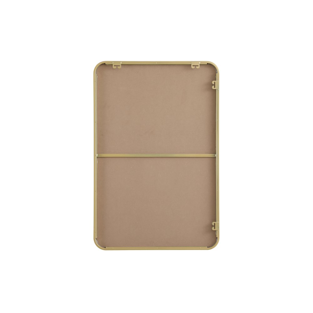 Contour Metal Rectangle Mirror 24x36 in Brass