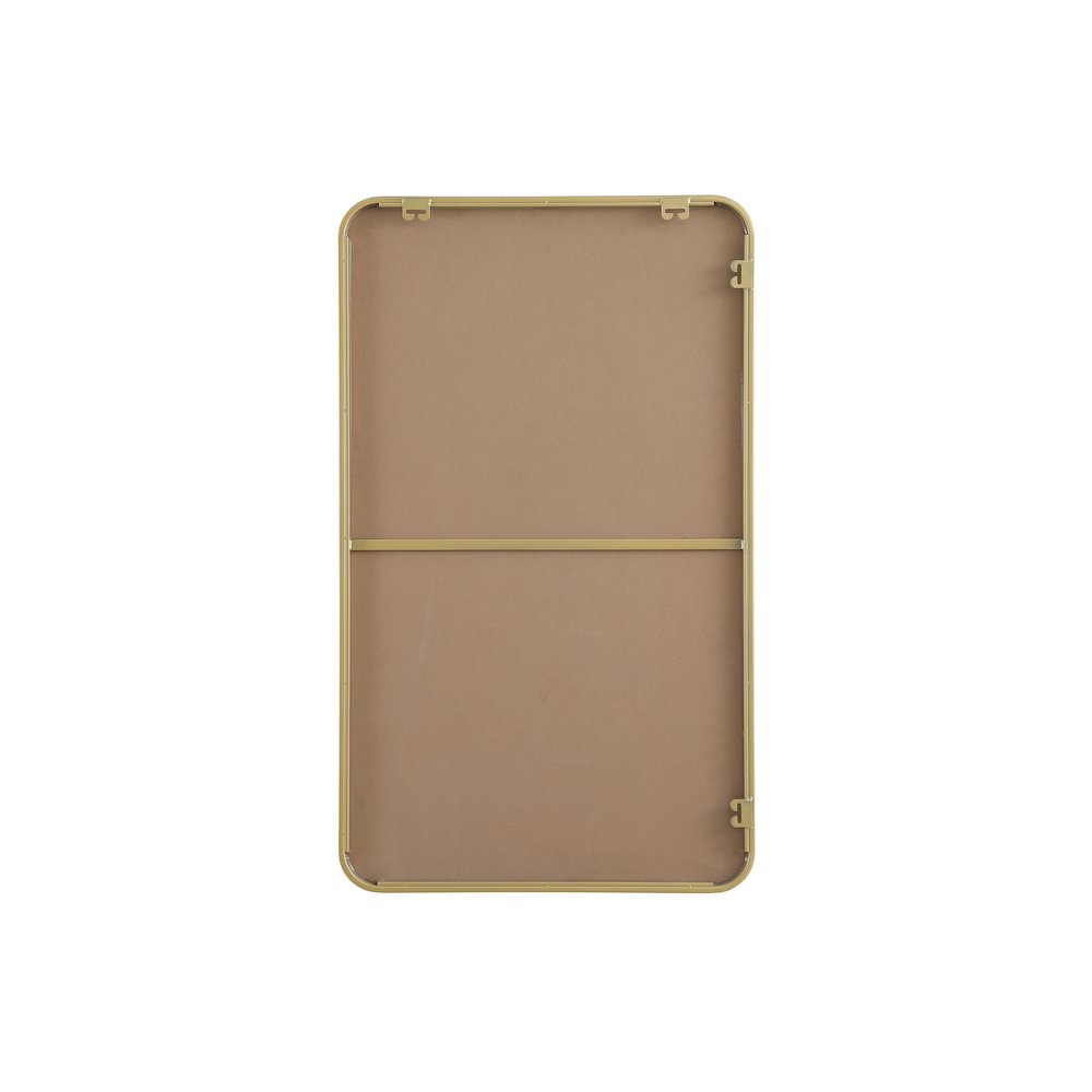 Contour Metal Rectangle Mirror 24x40 in Brass