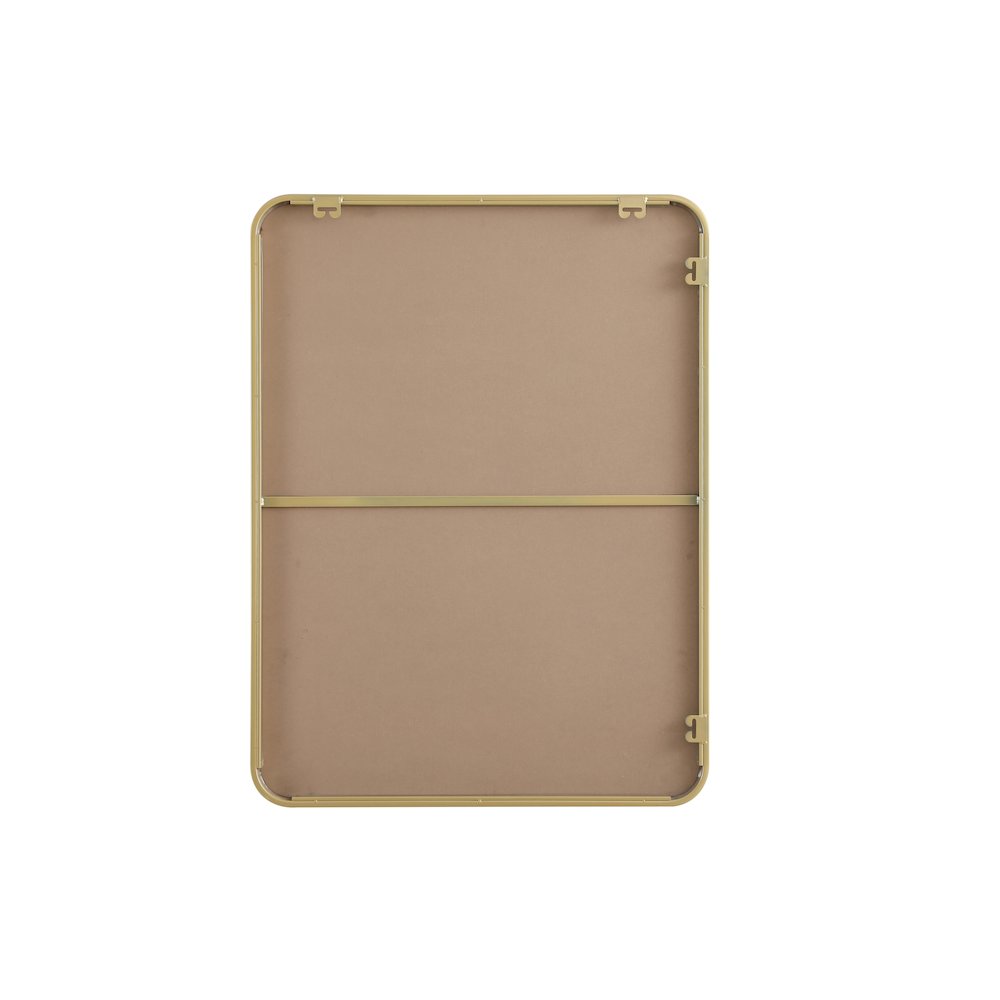 Contour Metal Rectangle Mirror 27x36 in Brass