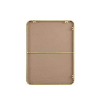Contour Metal Rectangle Mirror 27x36 in Brass