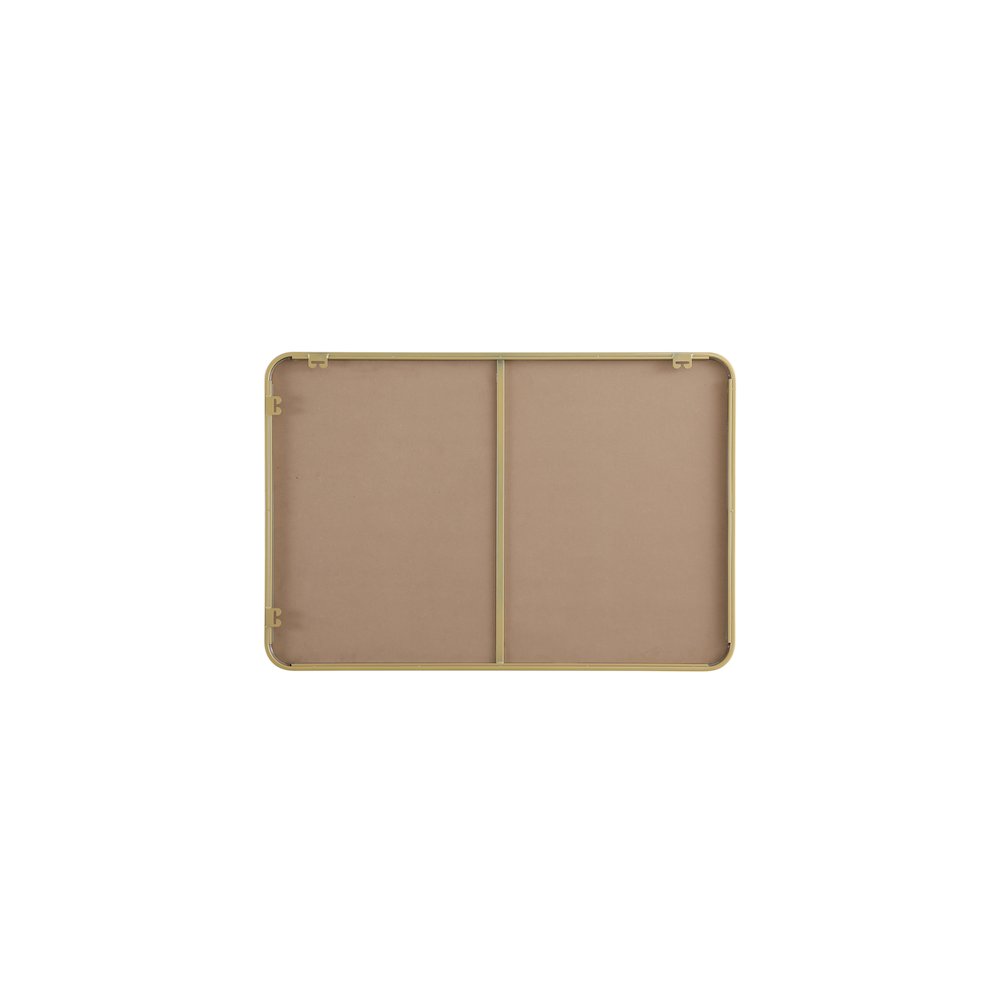 Contour Metal Rectangle Mirror 27x40 in Brass