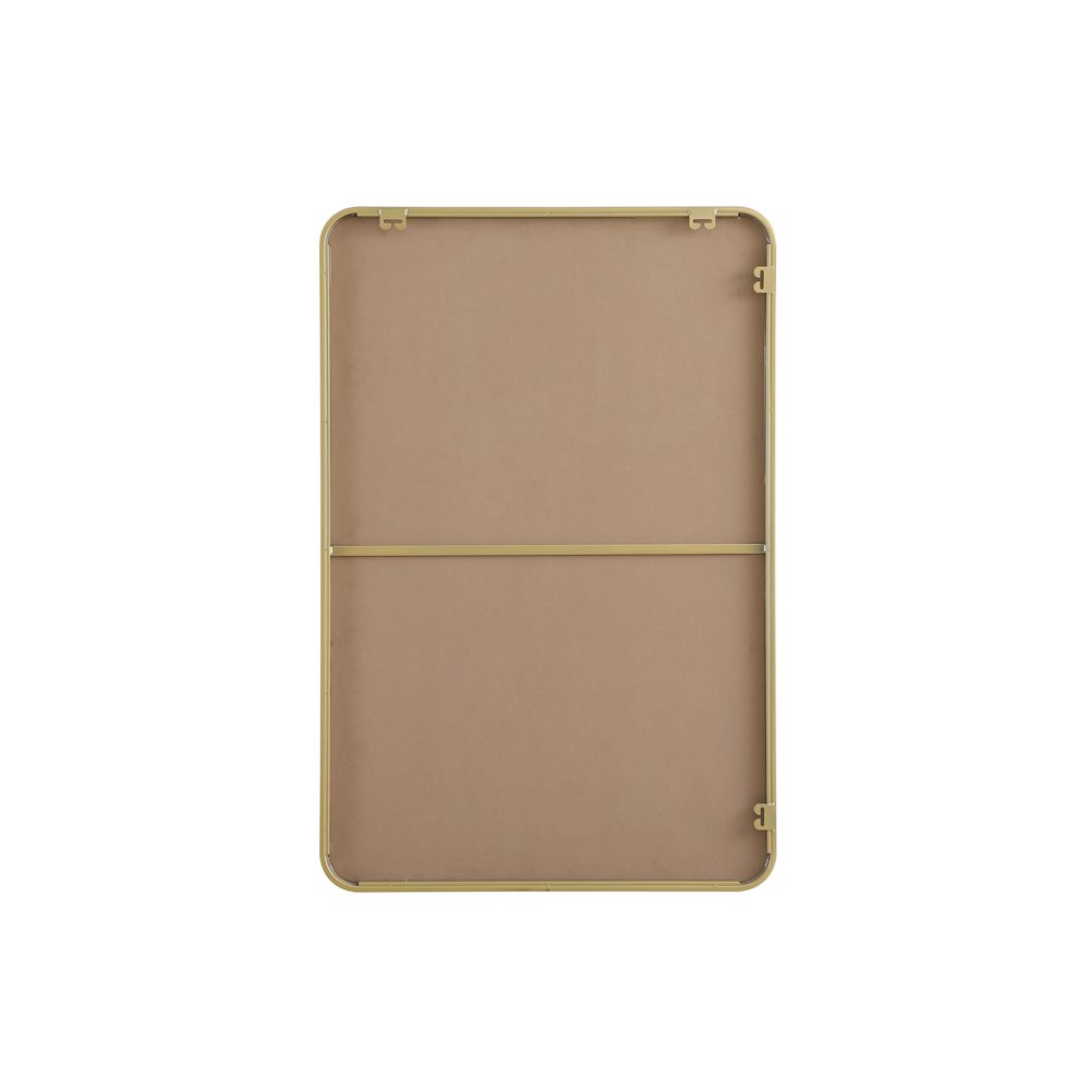Contour Metal Rectangle Mirror 28x42 in Brass