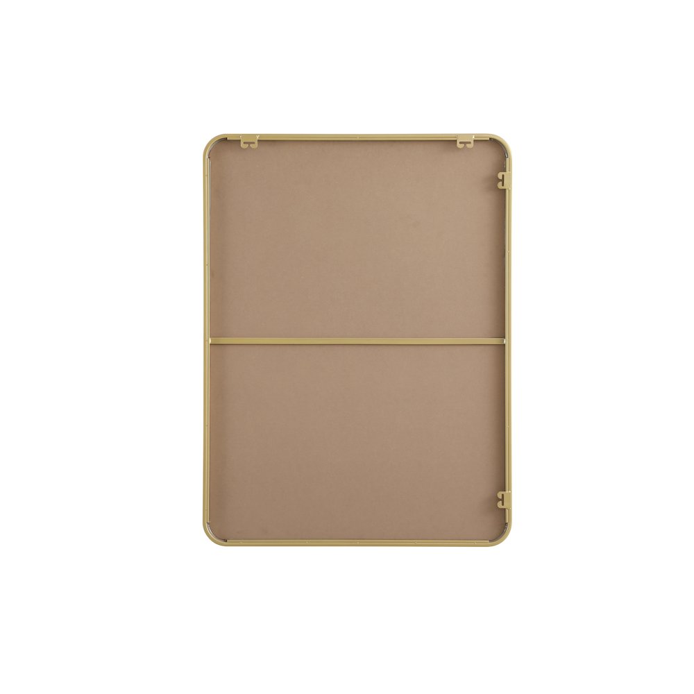 Contour Metal Rectangle Mirror 30x40 in Brass