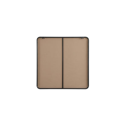 Contour Metal Rectangle Mirror 36x36 in Black