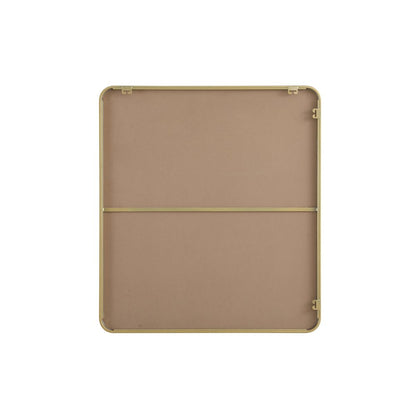 Contour Metal Rectangle Mirror 36x40 in Brass