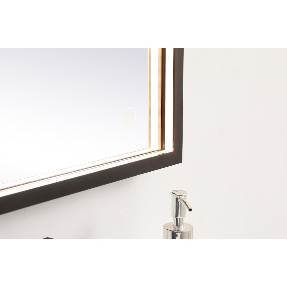 Pier 18x30 inch LED mirror with adjustable color temperature