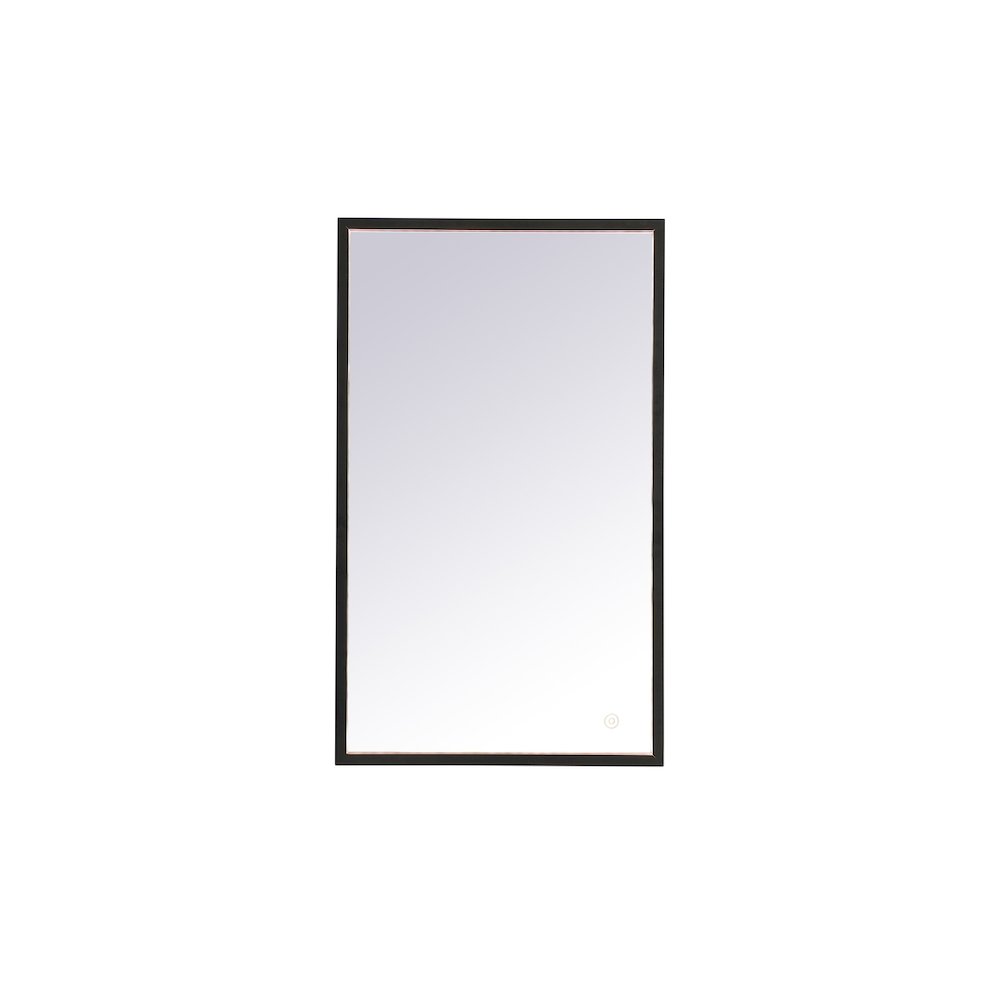 Pier 18x30 inch LED mirror with adjustable color temperature
