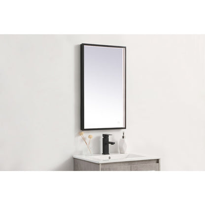 Pier 18x30 inch LED mirror with adjustable color temperature