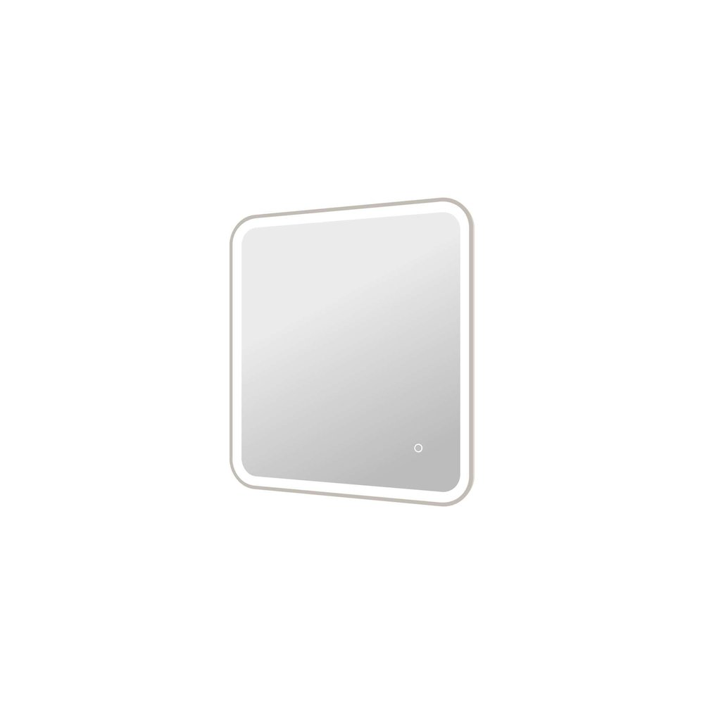 30 Inch Rectangle LED Front and Backlit Wall Mirror in Silver