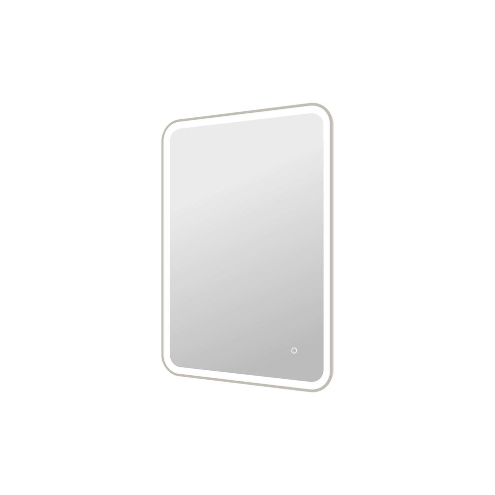 40 Inch Rectangle LED Front and Backlit Wall Mirror in Silver