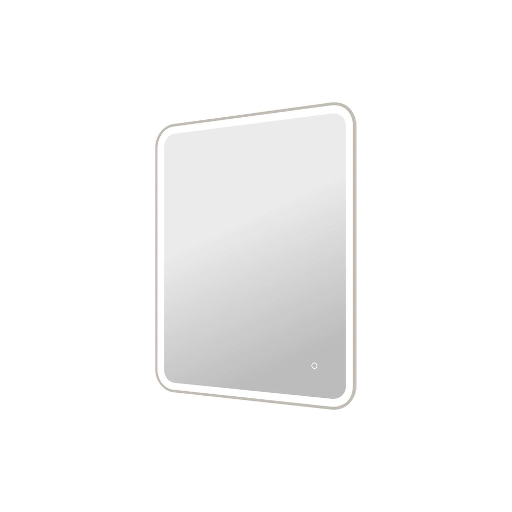 40 Inch Rectangle LED Front and Backlit Wall Mirror in Silver