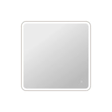 42 Round LED Front and Backlit Wall Mirror in Silver