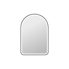 40 Inch Arch LED Front and Backlit Wall Mirror in Black